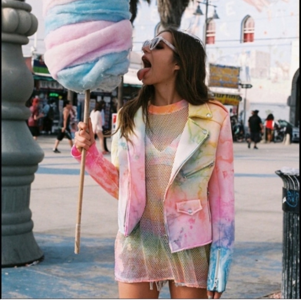 UNIF I Dye moto jacket
